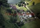 PIC SHOWS ;LULLINGSTONE CASTLE WITH THE EARTH GARDENS FROM THE AIR