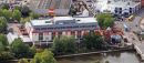 PIC SHOWS:- Aerial view of Maidstone Crown Court, Maidstone, Kent