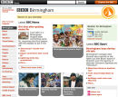 BBC Birmingham Website - homepage promotion