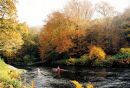 Canoeists on the River Dart, near Spitchwick