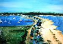 Mudeford Beach Huts Special Edition Print (10 prints). Size: 20cm x 28.5cm