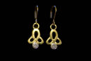 Diamond Triskel Earrings