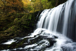 Sgwd Clun Gwyn waterfall, Brecon Beacons