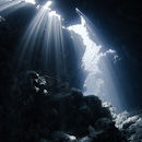 Light rays in the caves