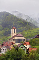 Black forest church
