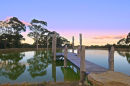 The pool at evening