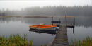 Boat on lake