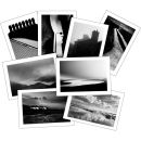 Set of 8 different postcards