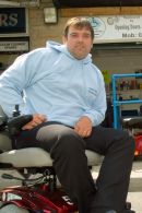 Simon O'Rourke- founder of Ribble Valley Shopmobility