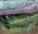 'Distant View', oil on card, 26x22.5cm SOLD