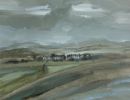 'Hamlet', oil on board SOLD