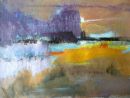 'Marshes', mixed media, 26x18.5cm SOLD