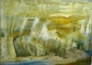 'Meeting on the beach', acrylic on canvas, 35x25cm SOLD