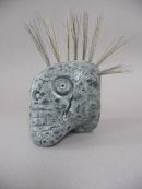 'Shaman', serpentine & badger hair, h.15cm SOLD