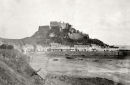 Mont Orgeill Castle with Gorey Village 1869