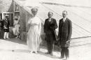 HM the Queen Mary at La Lande Vinery
