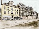 Gardner's Royal Hotel showing the new annexe being completed. 