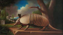 'Armadillo', Oil on Canvas, 28" x 12"