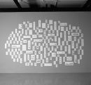 Wall installation - 'Classification/Organisation', in 'Thinking the Unthinkable' at Northern Gallery of Contemporary Art