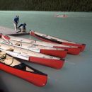 canoe trip on Lake louise