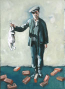 'Rubble Rabbit' 10x12''