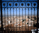 * Granada through railings.