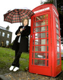 Brian May at the opening of his exhibition of stereo photography. Settle. 2011.