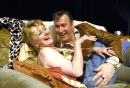 Actors Eithne Browne and Keiran Flynn in The Dukes production of 'Little Voice'.