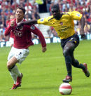 Ronaldo. Man Utd v Arsenal.
