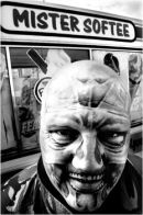 Tattooed Man,Morecambe.