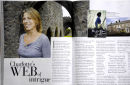 Actress Becky Hindley. Lancashire Life. Sept 2011.