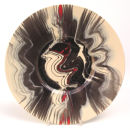 Magma plate. 32cm.