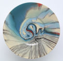 Meander plate. 25cm.