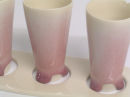 Thrown porcelain shot 'glasses' (detail).