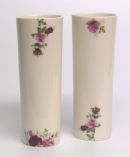 Cast porcelain rose beakers. 16cm.
