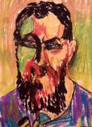 Old man with pipe. Sold