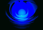 Splash of blue