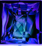 Blue abstract