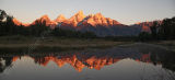 Tetons from Schwabacher's Road 7.04am
