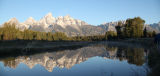 Tetons from Schwabacher's Road 7.28am