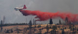 Fire Fighting Plane spreading retardent