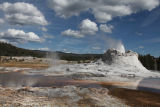 Castle Geyser, Old Faithful Yellowstone