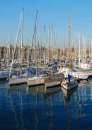 Barcelona Port scene