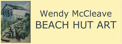Wendy McCleave Beach Hut Art